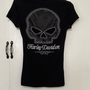 Harley-Davidson Black Skull Tee